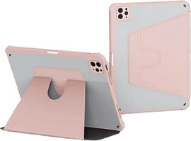SmartCase כיסוי מעמד Premium 360 TPU לאייפד iPad 11" 2025 A16 ורוד