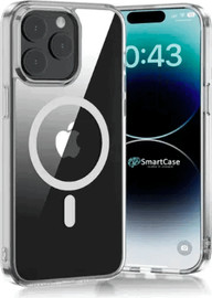 SmartCase כיסוי לאייפון 14 פלוס Magsafe סיליקון שקוף קשיח iPhone 14 Plus
