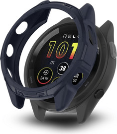 SmartCase כיסוי סיליקון חלקי גרמין פוראנר Garmin forerunner 265s כחול