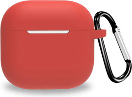 SmartCase כיסויי איירפודס סיליקון איכותי עבור איירפודס 4 אדום