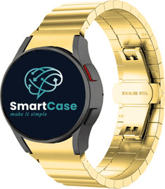 SmartCase רצועת ברזל פרימיום One Bead לשעוני גלקסי ווטש 4/5/6/7 זהב