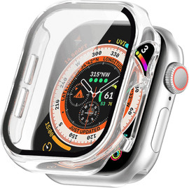 SmartCase כיסוי זכוכית היקפי מגן לשעון אפל ווטש 46mm שקוף