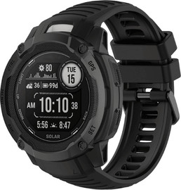SmartCase רצועה לשעון Garmin Instinct 2X סיליקון שחור