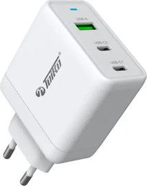 SmartCase ראש מטען מהיר בהספק 65W עם זוג חיבורי Type-C ו-USB A TOIKO