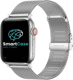 SmartCase רצועה לאפל ווטש 40/41/42mm ברזל עם סוגר Silver