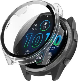 SmartCase כיסוי היקפי מלא זכוכית Clear גרמין פוראנר 965 Garmin forerunner