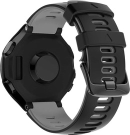 SmartCase רצועת סיליקון לשעון Garmin Forerunner 735XT/630/620/235/230/220 שני צבעים Black Grey