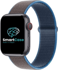 SmartCase רצועה לאפל ווטש 38/40/41mm ניילון כחול אפור