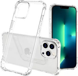 SmartCase כיסוי שקוף לאייפון iPhone 14 Pro Max קשיח עם פינות בולמות זעזועים