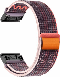 SmartCase רצועה לשעון גרמין ניילון QuickFit 26MM צבע 11# berry purple