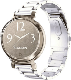 SmartCase רצועת ברזל חוליות לשעון Garmin Lily 2 Silver
