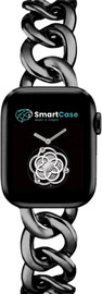 SmartCase רצועה לשעון אפל נשים צמיד שרשרת 44/45/46/49mm שחור