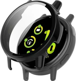 SmartCase כיסוי היקפי מלא זכוכית שחור Garmin Vivo Active 5