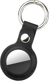 SmartCase כיסוי עור טבעוני לאיירטאג AirTag שחור