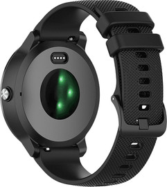 SmartCase רצועת סיליקון שחור עם אבזם Quick Release 22mm
