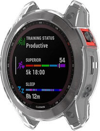 SmartCase כיסוי חלקי מסיליקון שקוף לשעון גרמין Garmin Fenix 7