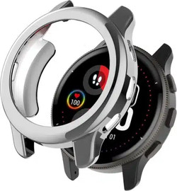 SmartCase כיסוי חלקי מסיליקון Silver שעון גרמין Garmin Venu 2 Plus