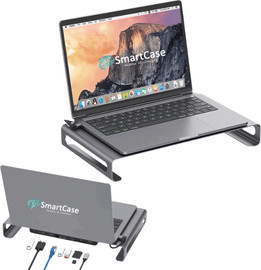 SmartCase תחנת עגינה אוניברסלית עם מעמד למחשב נייד מפצל 9 ב-1 מבית Onten