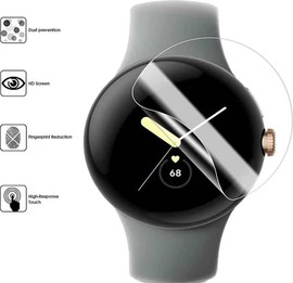 SmartCase מגן מסך TPU לשעון Google Pixel Watch 2 שקוף 2 יחידות