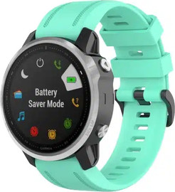 SmartCase רצועת סיליקון לשעוני גרמין פניקס QUICKFIT 20MM Mint green