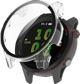 SmartCase כיסוי היקפי מלא זכוכית שקוף Garmin forerunner 255