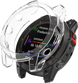 SmartCase כיסוי חלקי מסיליקון שקוף לשעון גרמין Garmin Fenix 7s