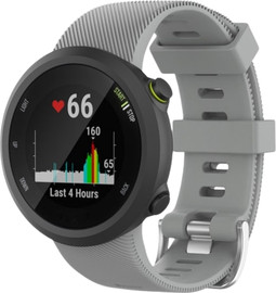 SmartCase רצועת סיליקון לשעוני Garmin Forerunner 45/45S בצבע Gray