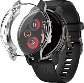 SmartCase כיסוי היקפי מלא מסיליקון Black שעון גרמין Garmin Venu 2 Plus