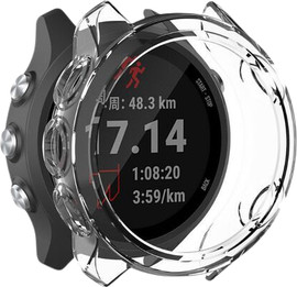 SmartCase כיסוי היקפי חלקי מסיליקון שקוף Garmin forerunner 645/645M