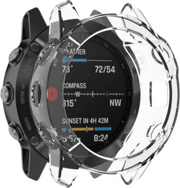 SmartCase כיסוי חלקי סיליקון שקוף Garmin Fenix 6s