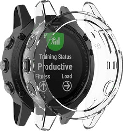 SmartCase כיסוי היקפי חלקי מסיליקון שקוף Garmin Fenix 5X