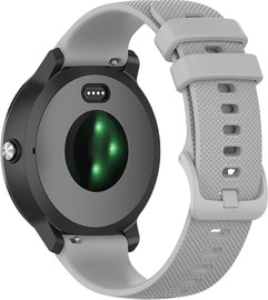 SmartCase רצועת סיליקון אפור עם אבזם Quick Release 20mm