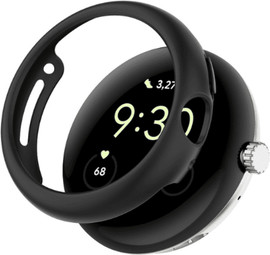 SmartCase כיסוי חלקי PC לשעון Google Pixel Watch 2- Black