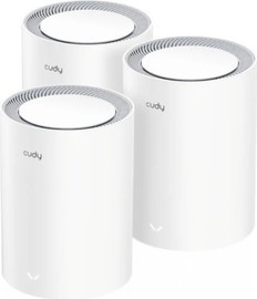CUDY ראוטר (3 יחידות) Cudy AX3000 2.5G Whole Home Mesh Wi-Fi 6 System M3000 V2.0 לבן