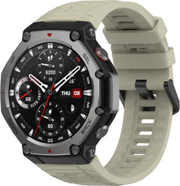 SmartCase רצועת סיליקון לשעון Amazfit T-Rex 3 עם כלי החלפה Rock Grey