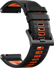 SmartCase רצועת סיליקון Quick Release 24mm Black orange WS05
