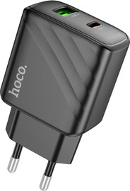 HOCO מטען קיר מהיר 30W לחיבור USB-C ו-USB-A לטעינה מהירה HOCO CS23A