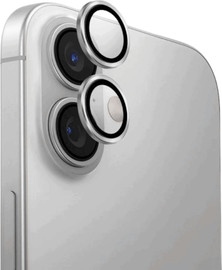 SmartCase מגן מצלמה מזכוכית iPhone 17 כסוף