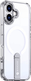 Miracase כיסוי MagSafe שקוף עם מעמד iPhone 17 MIRASTAND Miracase