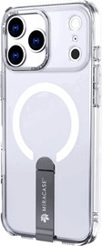 Miracase כיסוי MagSafe שקוף עם מעמד iPhone 17 Pro Miracase MIRASTAND