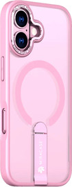 Miracase כיסוי MagSafe ורוד עם מעמד iPhone 17 MIRASTAND Miracase