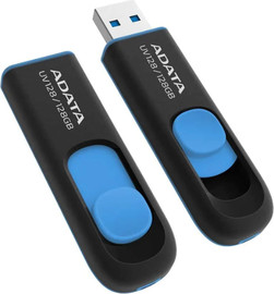 ADATA דיסק און קי USB 3.1 128GB מהיר UV128 ADATA כחול