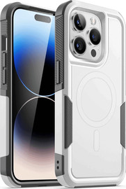 SmartCase כיסוי קשיח-iPhone 17 Pro Max עם MagSafe לבן