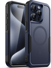 SmartCase כיסוי קשיח ל-iPhone 17 Pro Max עם MagSafe הגנה כפולה ועמידות גבוהה כחול