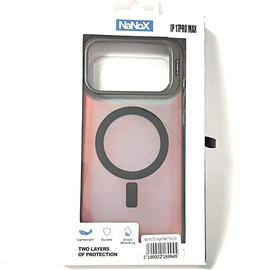 SmartCase כיסוי לאייפון iPhone 17 Pro דגם NaNoX Matte MagSafe RGB שחור