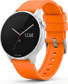 SmartCase רצועת גומי Quick Release 20mm מסוג Hypoallergenic FKM Classic אבזם כסוף Orange