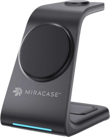 Miracase מטען אלחוטי 3 ב-1 15W MagSafe לטלפון אוזניות ושעון Miracase MQIW310