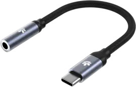 Miracase כבל מתאם Type-C ל-3.5mm ניילון שזור 10 ס"מ Miracase MTCA550