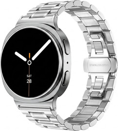 SmartCase רצועה ברזל חוליות Galaxy Watch 8 Grand Series כסף WB10