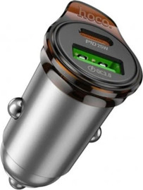 HOCO מטען רכב 43W PD 25W + QC3.0 יציאות כפולות HOCO NZ16A